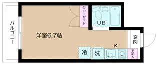 AIFORT 立川【2階】の間取り