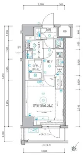 アルテシモフルッソ【8階】の間取り