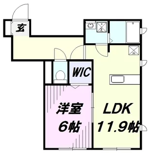 アリーヴィオ【1階】の間取り