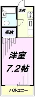 ロイヤル国立【1階】の間取り