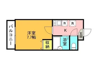 プラース・アプランドル【1階】の間取り