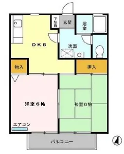 グレイス・パルⅠ(A)【2階】の間取り