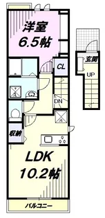 ボナリーベリー【2階】の間取り
