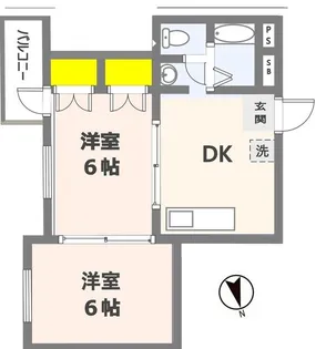 ブレスト青梅【102号室】の間取り