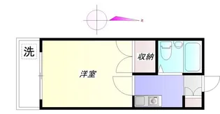 メビウスコート国立 【2階】の間取り