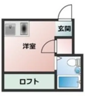 ラピュタ日野【1階】の間取り
