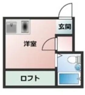 ラピュタ日野【2階】の間取り