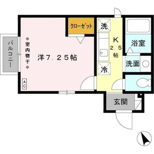 マルグリット A棟【101号室】の間取り