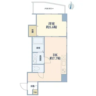 コモド【3階】の間取り