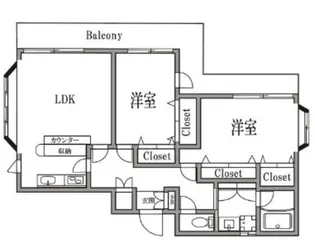 Oz’ Piare【2階】の間取り