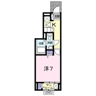 インハーリット【108号室】の間取り