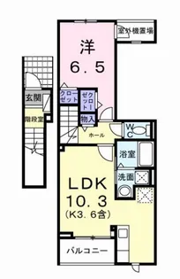 ソレイユ緑ヶ丘【2階】の間取り