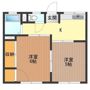 シティハイム第二瑞穂【2階】の間取り