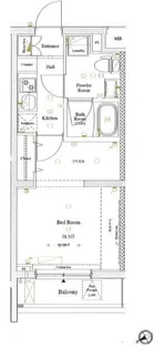 アクサス国分寺【1階】の間取り