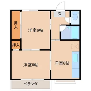 エスポワール平【2階】の間取り