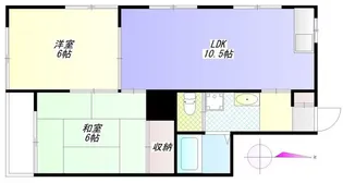 リバーリッチ国立Ⅱ【1階】の間取り