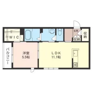 ミルティーユ【2階】の間取り