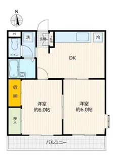 エステート小山第一【3階】の間取り