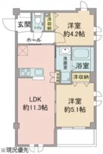 カーサ フェリーチェ 【3階】の間取り