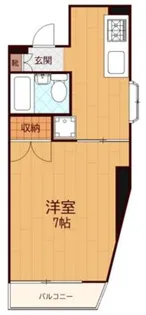 第23クリスタルマンション【1階】の間取り