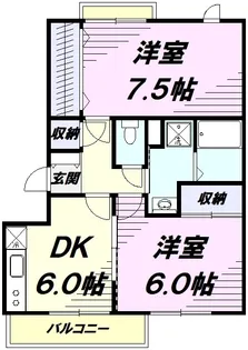 コートエレガンスJ【2階】の間取り