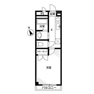 アンプルールフェールグランキャスケード【1階】の間取り