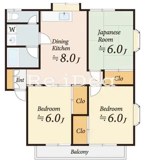 エスポワール壱番館【2階】の間取り