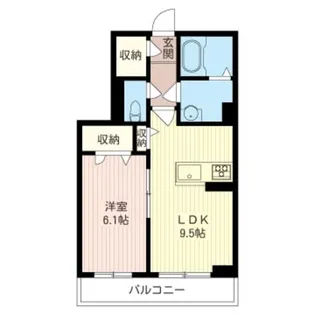 シャーメゾン小作台【2階】の間取り