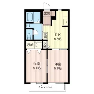 メゾンシエナ【1階】の間取り