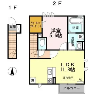 ラフィーネⅦ【1階】の間取り