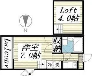 アルカディア二宮Ⅰ【1階】の間取り