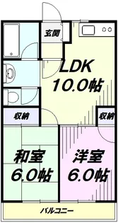 ベルハイム【2階】の間取り