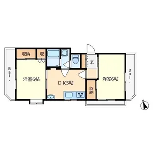 ランドハイム 【1階】の間取り