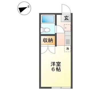 グリーンコーポ浅見【2階】の間取り