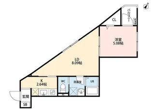 立川セイワレジデンスⅢ【301号室】の間取り