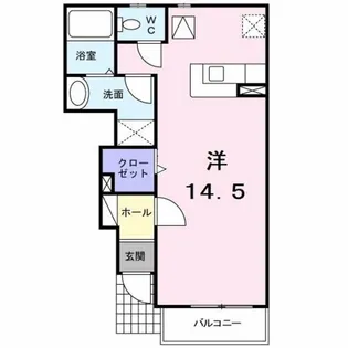アヴニール Ⅱ【1階】の間取り