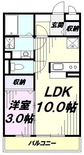 ロイヤルコートKay B【3階】の間取り