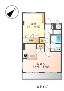 ペアウッド【2階】の間取り