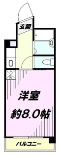 エルウィング立川二番館 【203号室】の間取り