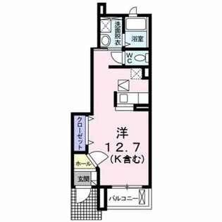 リヴィエール【102号室】の間取り