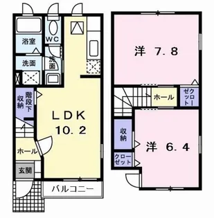 グレース オーキッド・N【1階】の間取り
