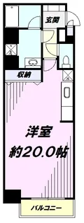 フローレンスAKISHIMA 【5階】の間取り