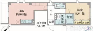 カーサ フェリーチェ 【105号室】の間取り