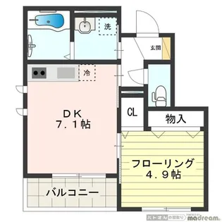 メゾン ドゥ モモ【3階】の間取り