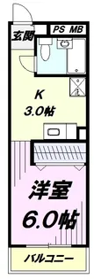 昭島コートエレガンスE【3階】の間取り
