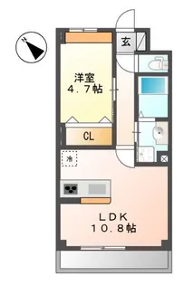 パルテノン【3階】の間取り