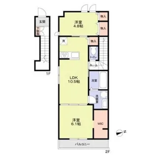 Neuenheim【2階】の間取り
