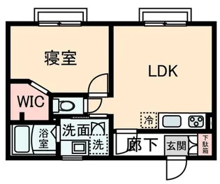 シティハイム清雅タチカワ【2階】の間取り