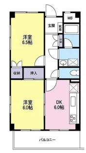 ルート立川【502号室】の間取り