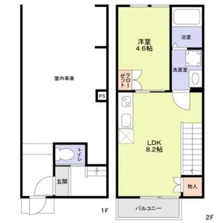 ベースセグレタ【2階】の間取り
